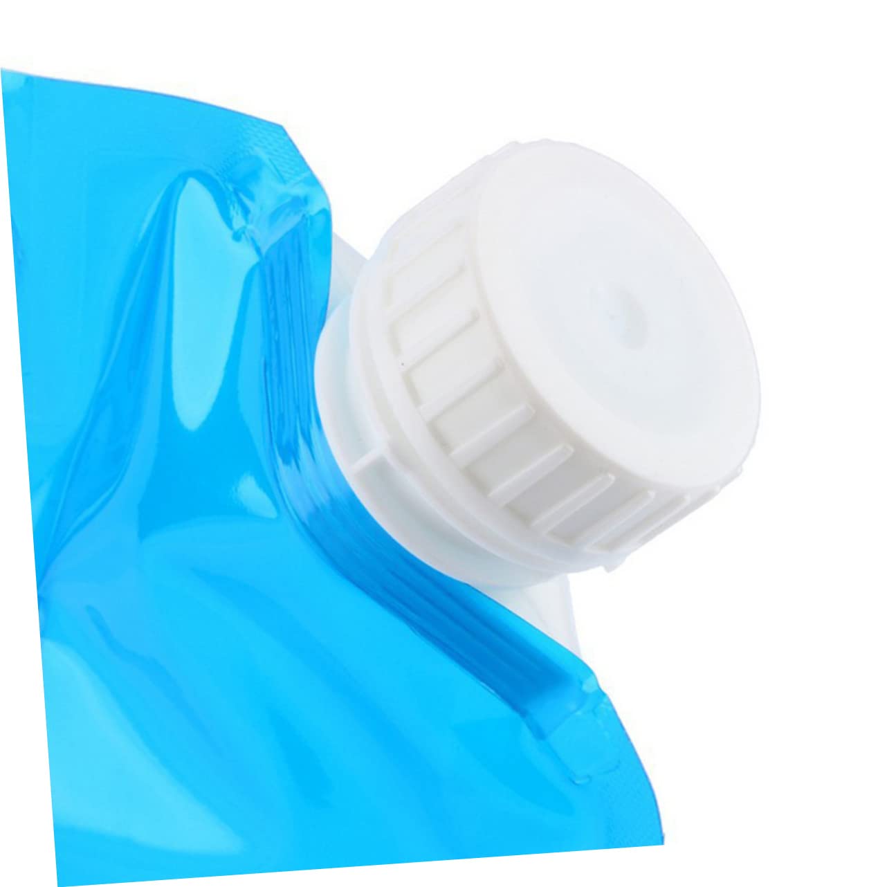 TOYANDONA Portable Folding Water Storage Bags Food Grade Collapsible Water Container Carrier for Camping Hiking and Outdoor Survival Blue