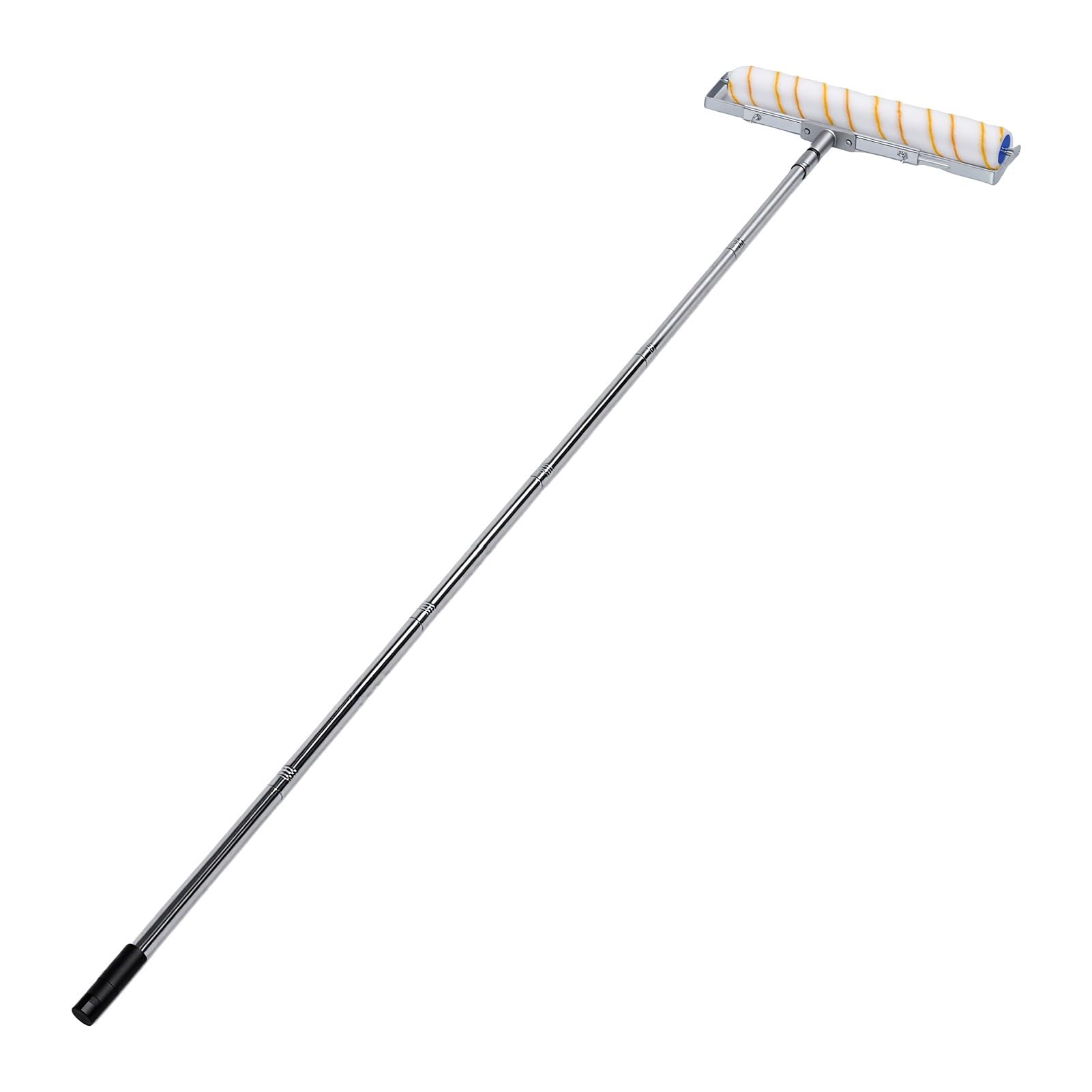FTVOGUE 18 Zoll Edelstahl Farbroller Set, Malerrolle mit Ersatzrollen für Wandanstrich, Farbeimer, Lackierarbeiten