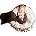 Sunmig Newborn Baby Stretch Wrap Photo Props Wrap-Baby Photography Props (Coffee)