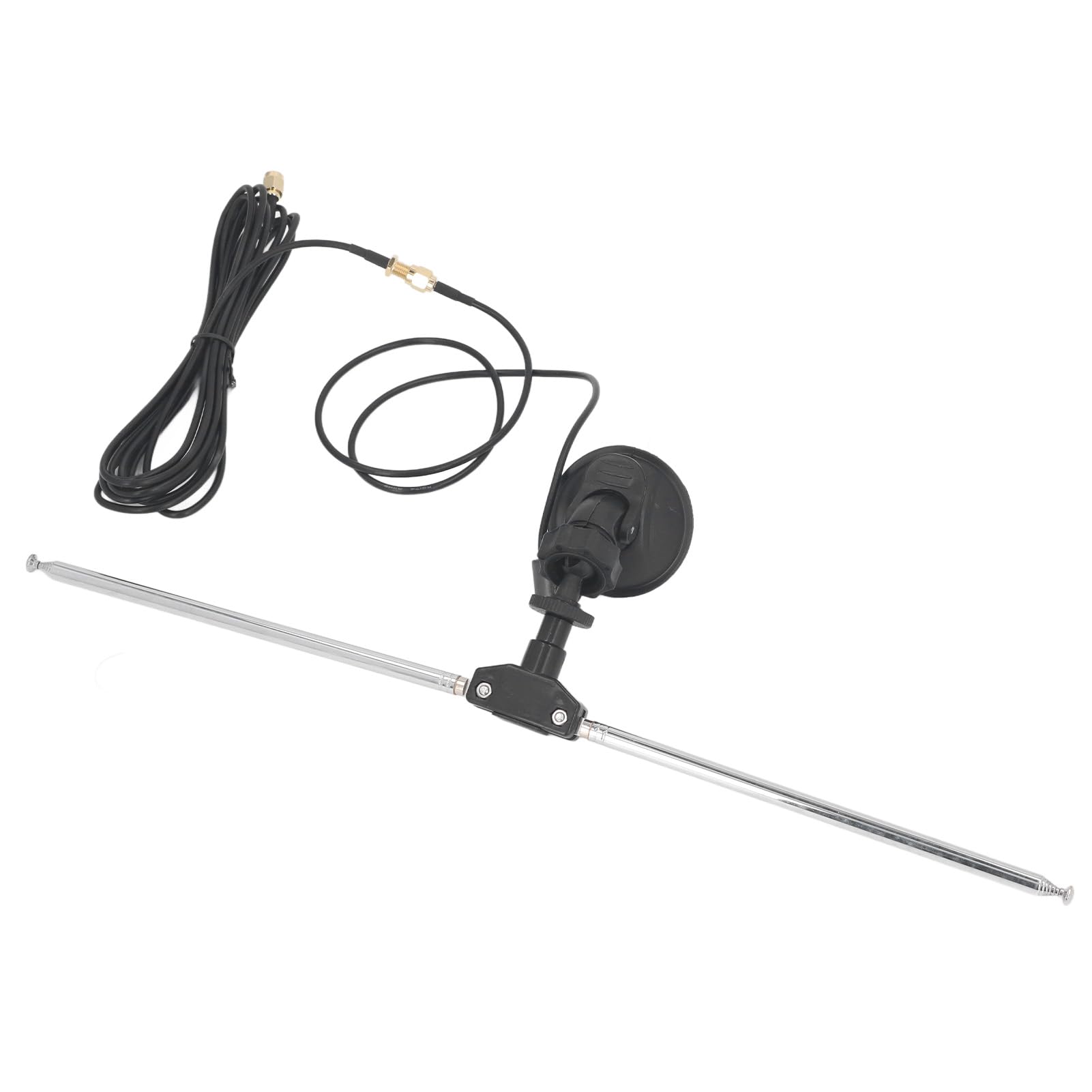 Antenne Récepteur SDR, Antenne Dipôle Polyvalent Câble Dipôle SMA Connecteur Mâle avec câble RG174 de 60 cm Antenne Télescopique Portable pour Les Débutants Intérieurs Extérieurs