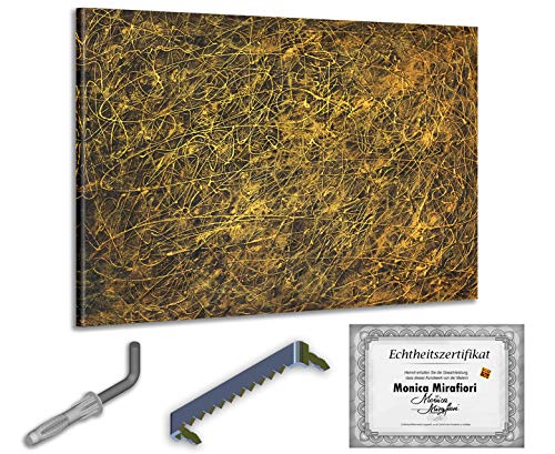 Monica Mirafiori I 120x80 cm I Tableau Peint à la Main I Modèles Tableau I Peintre Moderne I Tableaux Peintures I Toile sur Cadre en Bois Cover