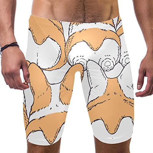 Traje de baño de entrenamiento para hombre estilo pantalones cortos de natación