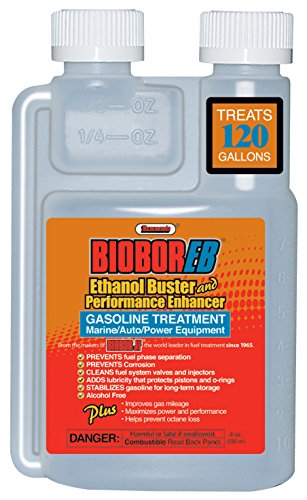BIOBOR EB Ethanol Remover for Gasoline: Performance Enhancing Fuel Stabilizer, Prevents Corrosion of Fuel Tanks, Increases Lubricity & Cleans Entire System | 8 Ounce, (BBEB08EZ01US)
