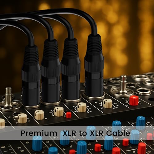 Câble microphone XLR mâle vers femelle anti-interférence double blindage OFC - 5