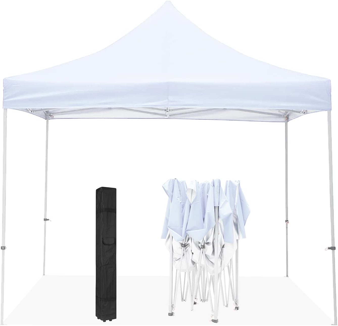 GDY 10x20 Ft Outdoor Pop Up Canopy Tent, Commercial Portable Instant Folding Gazebos Waterproof Canopies with Carrying Bag