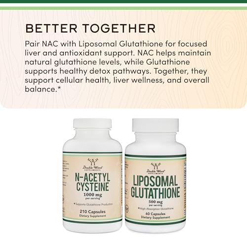 Double Wood Supplements DWNAC N-Acetylcysteine Supplement