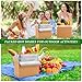 Honoson 4 Pcs Thermal Insulated Shipping Boxes for Frozen Food with Ice Pack and Aluminum Foil Liner for Shipping Big Cold Pack Cooler Mailing Boxes for Moving Hot Frozen Food (12'' X 5.5'' X 7.5'')