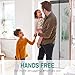 [Newest] Magnetic Screen Door, IKSTAR Mosquito Net, Keep Bugs Out, Let Cool Breeze in - Self Sealing Magnets - Magnet Closure Mosquito Net - Curtain Works with Pet, Sliding, Single Door-38×98