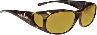 Jonathan Paul Element Medium Polarized Over Sunglasses Wrap Around 100% UVA & UVB Protection | Crystal Nylon Frame