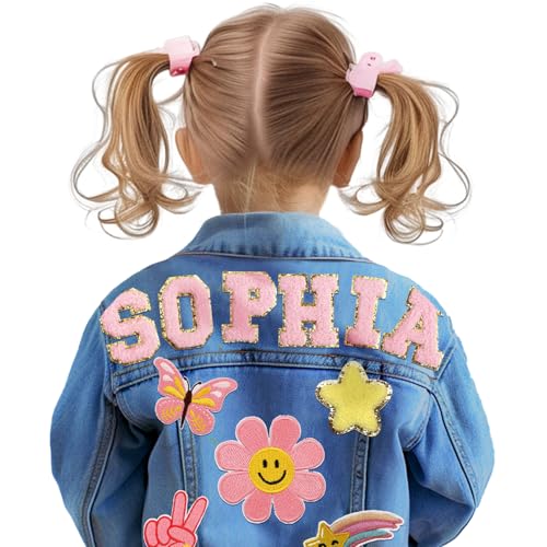 Individz - Individz Personalized Kids Denim Jacket with Name, Custom Girl Jean Jacket - Best Deal on Amazon