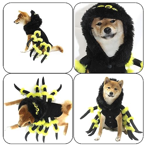 Halloween para cães,Engraçado fantasia aranha Halloween para cães | Suprimentos cosplay Halloween re