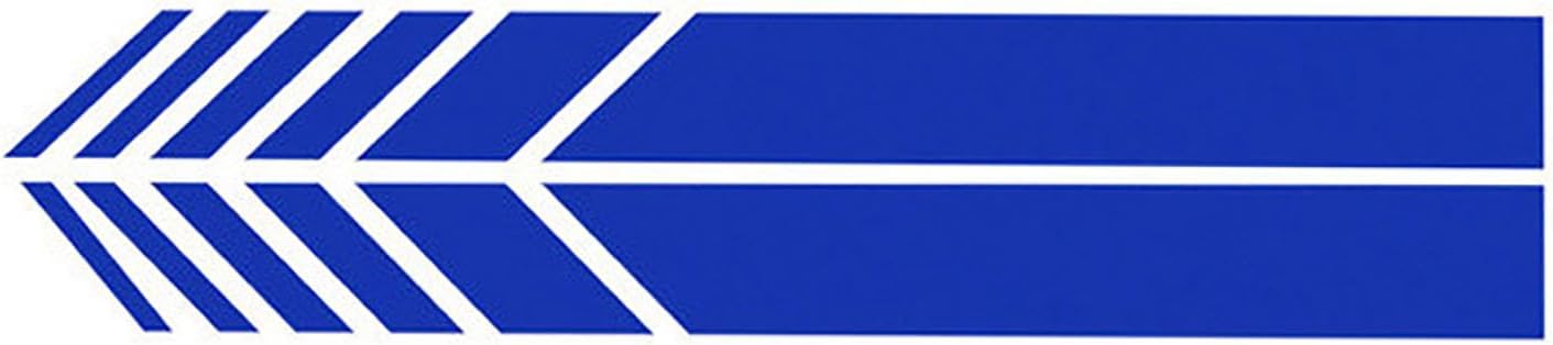 1 Pair Car Rear View Mirror Stickers, Compatible with Nissan Altima Micra Lannia, Fashion Color Racing Strip Decor Decals Auto Styling,5-Blue