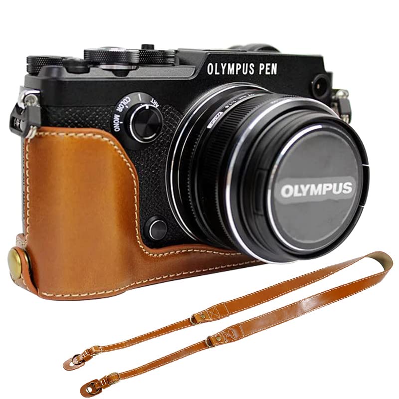 Amazon.co.jp: Olympus Pen-F用ハーフケース カメラボトムオープニング 