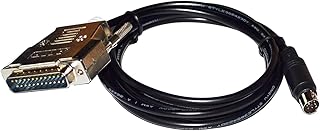 Artemisia D-SUB 25PIN DB25 Male to Mini DIN 8PIN MD8 Adapter FX0xs/FX0n/FX2n/FX1n to A970G0T FX9GT-CAB0 PLC Communication Cable (Size : 3m)