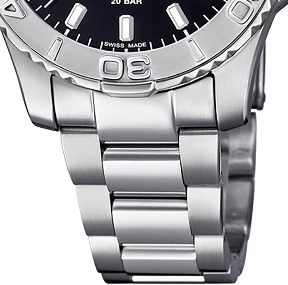 JAGUAR Watch for Women J870/4 Couples Diver 316l Stainless Steel Case Silver 316l Stainless Steel Strap Silver - Image 4