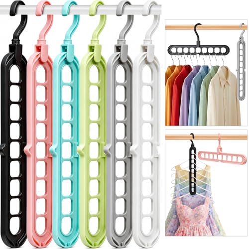 Closet Organizers and Storage,College Dorm Room Essentials,Pack of 6 Multifunctional Organizer Magic...
