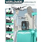 Universal Travel Adapter Worldwide, TECSIX European Travel Plug Adapter with 2 USB C, 2 USB A and Multi AC Outlets, International Power Converter for EU US UK AUS 200+ Countries Type A C G I - Image 3