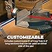 Kreg KMS8000 Precision Trak & Stops Kit - Track Guide for Miter Saw - Woodworking Saw Guide - Miter Saw Accessories - Woodworking Tools