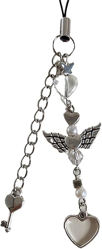 Lindo dije para teléfono Y2k, accesorios Y2k, joyería kawaii llavero, accesorios para adolescentes y niñas, cosas de moda