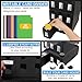 ATPWONZ Trading Card Storage Box, 15000+ Cards Deck Box for MTG Commander, Trading Cards Organizer with 48 Card Dividers, Labels & Tapes, Visible Card Deck Boxes for MTG TCG PTCG Sport Cards