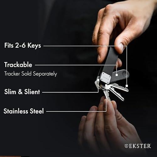 Miniatura 3 de Ekster Organizador inteligente de llaveros  Soporte compacto para llaves con buscador Bluetooth y bucle para llaves de automóvil  Soporte para