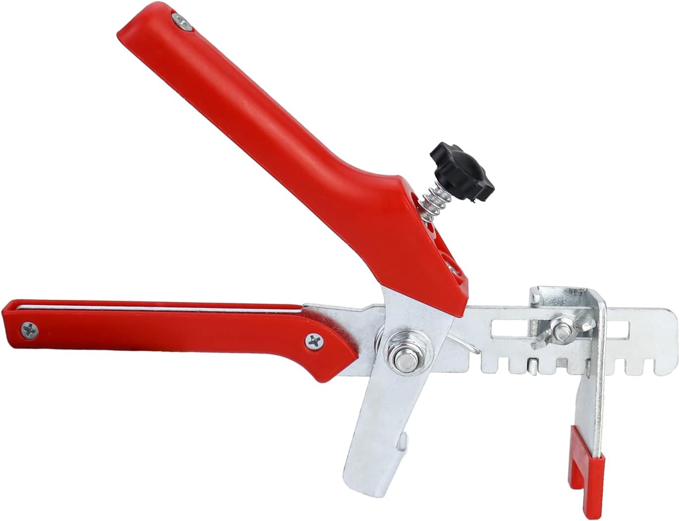 QWORK Professional Tile Levelling Plier – High Tension PVC Hand Rod for Quick Tile Installation & Lippage Prevention - Ergonomic Design Suitable for Both DIY and Precise Tile Alignment - 1 Pack