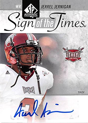 Jerrel Jernigan autographed Football Card (Troy Trojans) 2011 Upper Deck Sign of the Times #STJJ Rookie