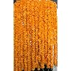 Krati Exports 10 PC – 5 feet Marigold Garland |Indian/American Wedding Party Mantle Decoration, Faux Garlands Wedding…