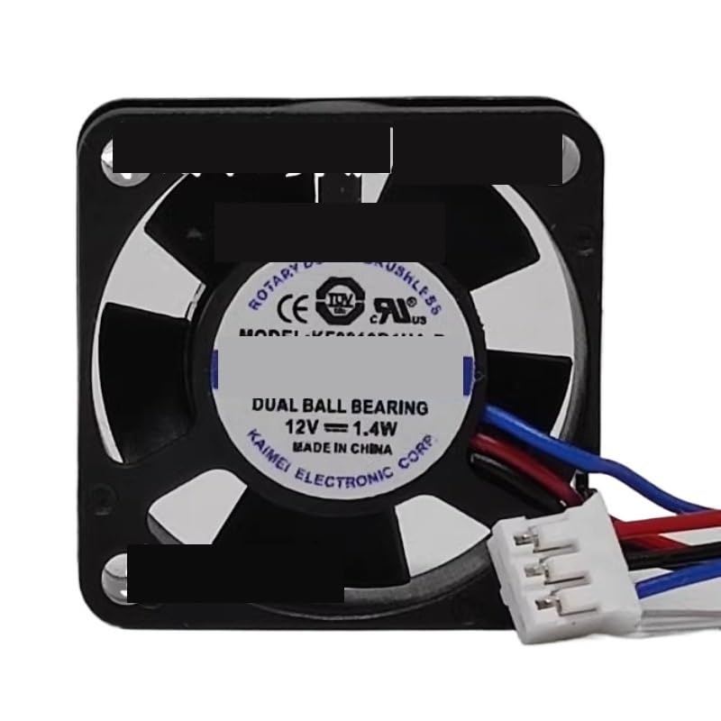 Ventilador KF0310B1HA-R evita fallos de sistema disipando calor con 30x30x10mm 12V