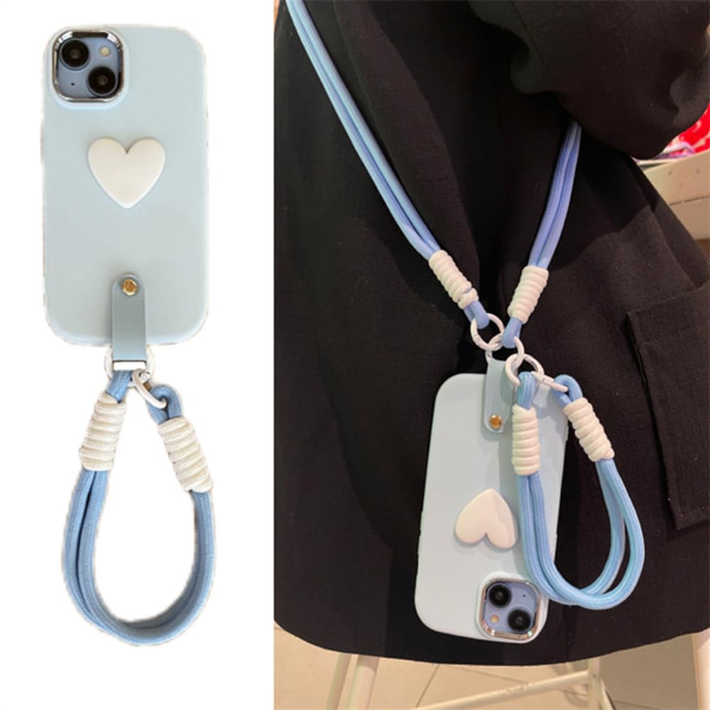 Coque cordon Samsung S23 FE bleu : la solution anti-chute et mains libres efficace