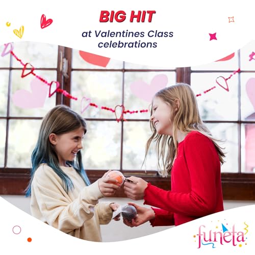 Funeta 30 Sports Stress Balls - Football, Soccer, Baseball, and Basketball - Valentine's Day Cards for Kids' School Classroom - Valentine's Day Gifts for Kids Class Exchange by Funeta - Image 5