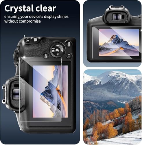 Image of M.G.R.J Tempered Glass Screen Protector for Canon EOS R100 / EOS R10 Camera