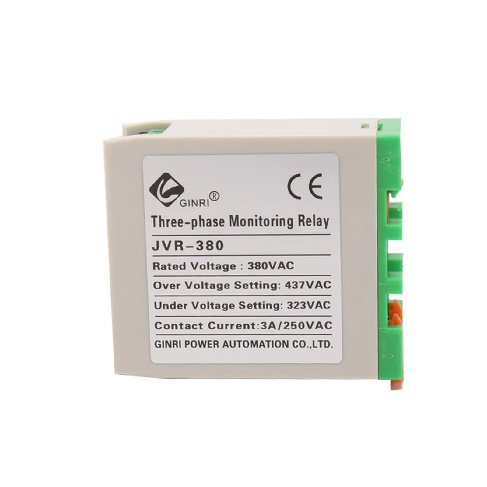 Relais de protection de perte de phase JVR380 triphasé 220V à 480V
