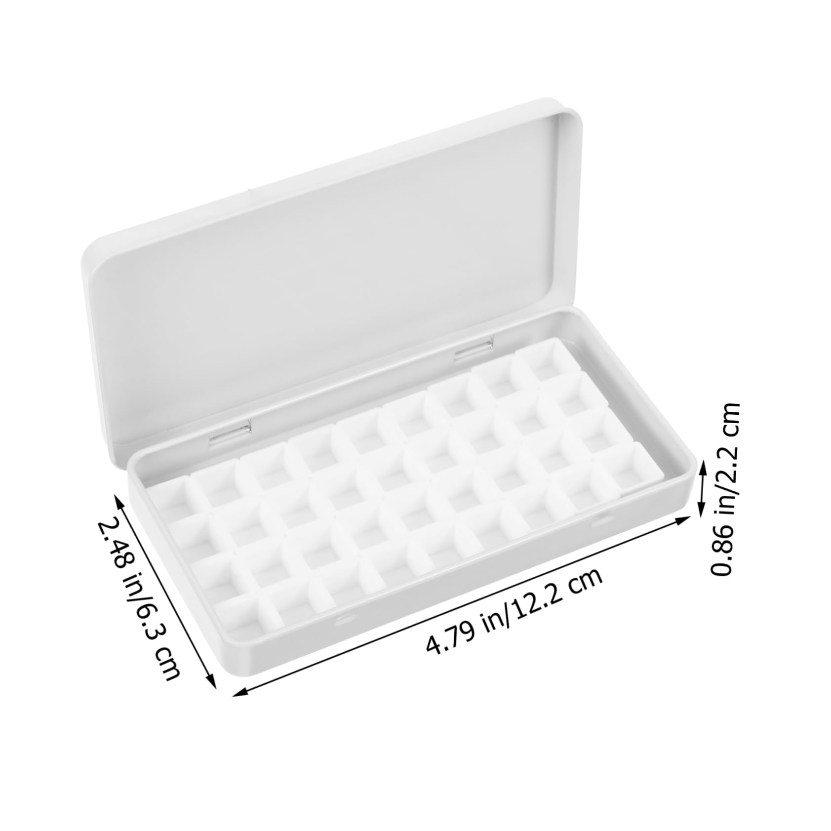SEWACC 3ensembles Boîte pour Pigments Aquarelle Vide Palette De Peinture avec Rangement Boîte De Peinture pour Artistes Et Étudiants Compartiments pour Organisation