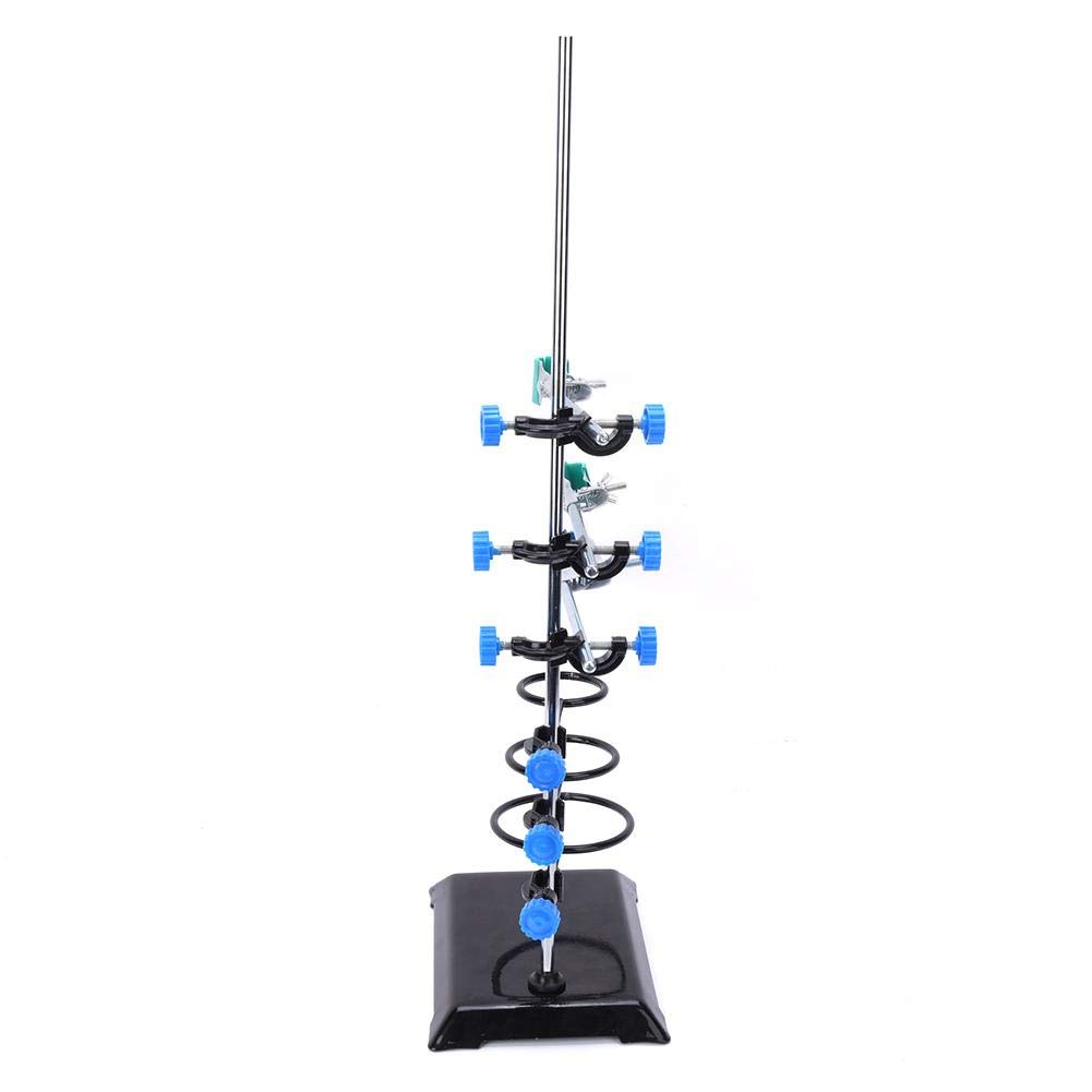 Walfront Mini Lab Support, Labor Ständer Halter Labor Clamp Flaschenhalter Kondensatorständer Clip Set, Unterstützung Laborstativ für Chemie Physikalische Experiment