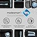 madesmart Antimicrobial 5-Piece Interlocking Bin Pack Customizable Multi-Purpose Drawer, One Home Organization, EPA Certified, Carbon