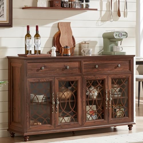 Joaxswe Farmhouse Sideboard Buffet Cabinet with Storage,59" Large...