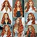 Color 350 Ginger Bundles Human Hair Orange Body Wave Bundles 24 26 28 inch Double Weft Brazilian Virgin Ginger Orange Human Hair Extensions