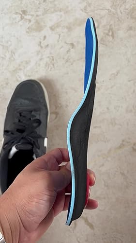 VALSOLE Orthopedische inlegzolen ter ondersteuning van de voetboog, plantaire fasciitis-inlegzolen voor platte voeten, orthopedisch voetbed voor hielpijn, metatarsalgie, pronatie voor mannen en