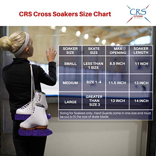 image for CRS Cross Skate Guards, Soakers & Towel Gift Set - Ice Skating Guards 