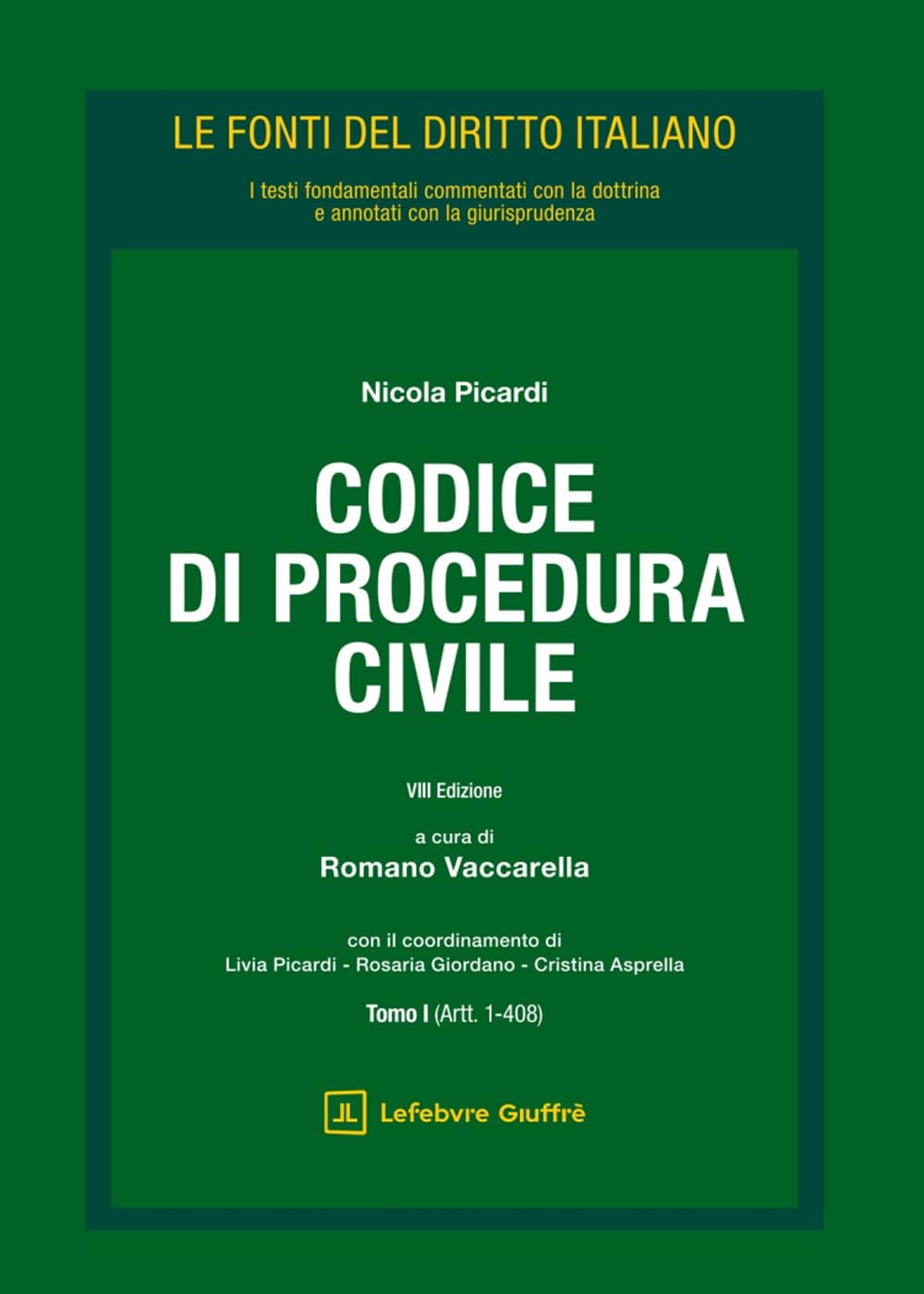 Codice di procedura civile in 2 tomi