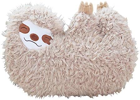 Nooer Plush Soft Cute Boy Sloth Pillow 16 Inch