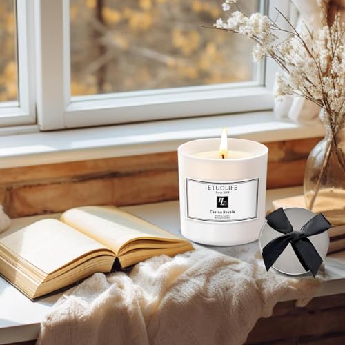 Candles Gifts for Women Men, Luxury Scented Candle for Valentine's Day Mother's Day Aromatherapy Soy Wax Candles for Home,Promotes Sleep Relieves Stress Perfect for Bath Yoga Wedding Thanksgiving - Image 5
