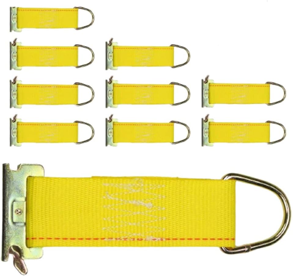 10Pack ETrack Rope TieOffs, 2" x 6" Rope TieOff Cargo