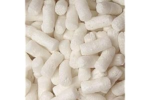 Biodegradable Packing Peanuts Shipping Loose Fill for Eco-Friendly and Sustainable Packaging, 60...