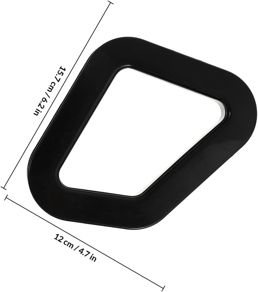 Healifty 2 Sets Black Plastic Electronic Game Competition Chair Fittings Easy Replace Office Chair Accessories for Racing and Gaming Seats Practical Back Decoration