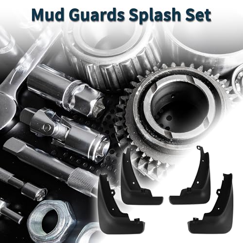 Image of Mud Flaps Splash Guards for Volkswagen Tayron 2019-2023 W /Mount Accessories Mud Guards Front and Rear 1 Set
