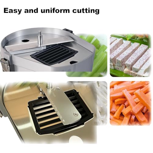 Cortadora Comercial de Verduras 4 en 1 Procesadora Automática miniatura 2