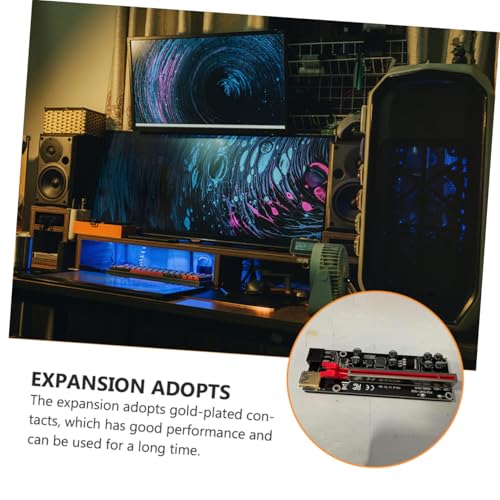 Set de 6 extensores PCI-e para tarjeta gráfica GPU miniatura 3