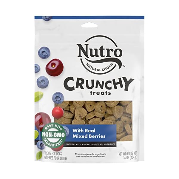 NUTRO Crunchy Dog Treats with Real Mixed Berries, 16 oz. Bag NUTRO Crunchy Dog Treats with Real Mixed Berries, 16 oz. Bag